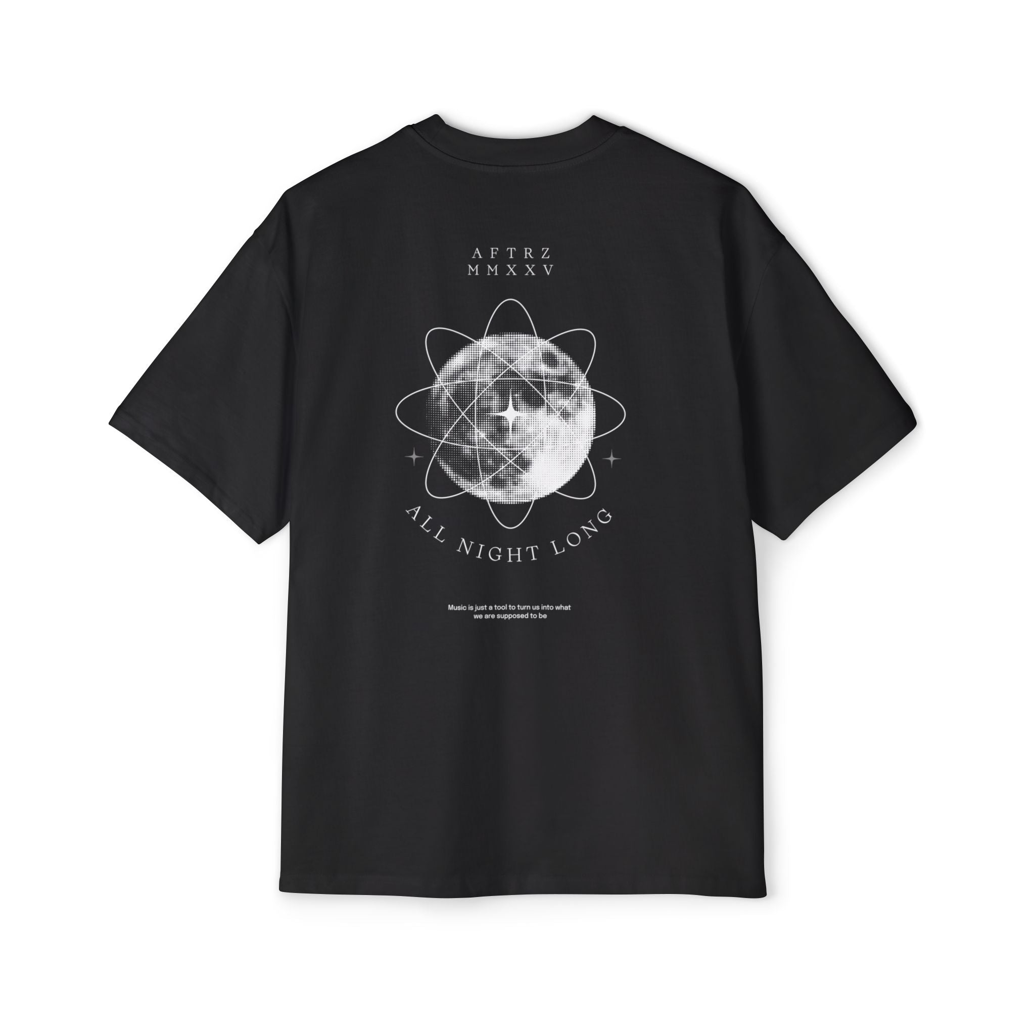 Aftrz Under The Moon Premium Drop Shoulder Oversized T-Shirt
