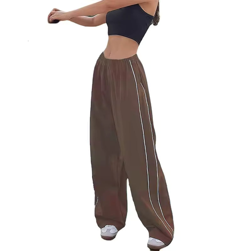 Retro Stripes Parachute Pants
